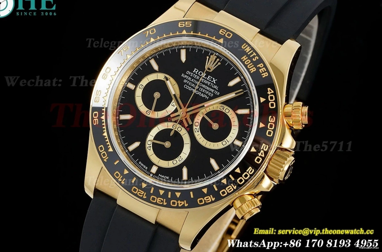 40mm 126518 Weight) QF Daytona Black (Gain YG RU SH4131 Dial 0325